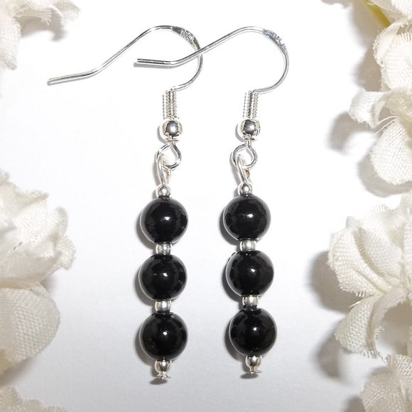 Basic Black Earrings Set Costume Jewelry NWT 5267 - Picture 1 of 8